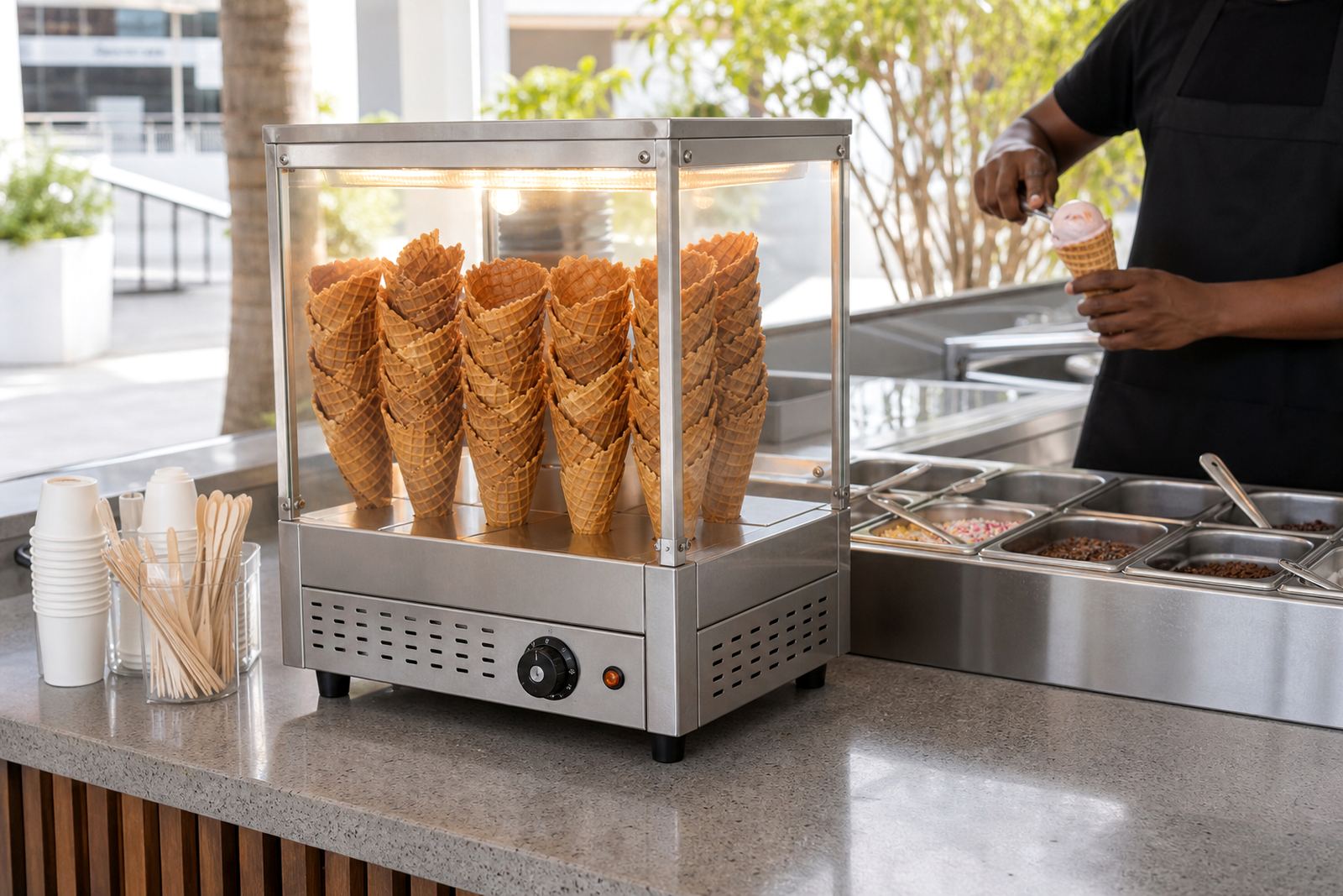 Waffle Cone Warmer